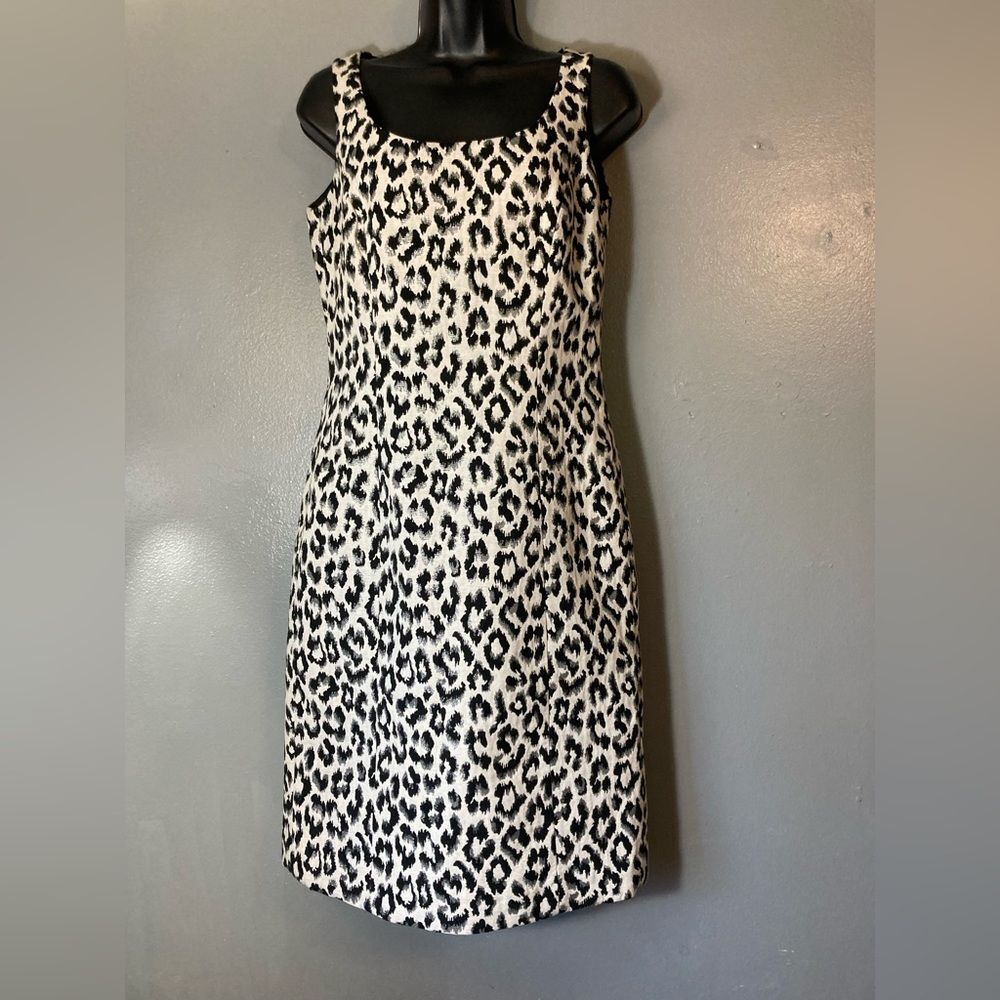 Isabella DeMarco metallic animal print dress